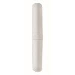 Set of 3 reusable sustainable cutlery, matching case white colour seventh view