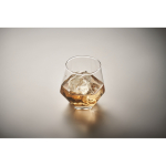 Short geometric glass, for liqueurs, 300 ml transparent colour fourth photographic view