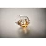 Short geometric glass, for liqueurs, 300 ml transparent colour fifth photographic view