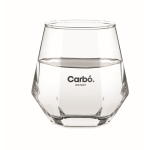 Short geometric glass, for liqueurs, 300 ml transparent colour main view