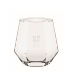 Short geometric glass, for liqueurs, 300 ml transparent colour view with print area