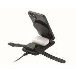 3-in-1 charging base, mobile stand, Apple® compatible black colour sixth view