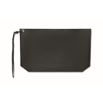 RPET document bag, strap, water-resistant black colour third view