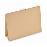 Desk calendar, adhesive notes, notepad beige colour second view