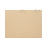 Desk calendar, adhesive notes, notepad beige colour seventh view
