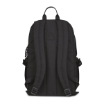 Recycled rPET laptop backpack, pockets, padded handle, 15” black colour