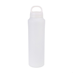 Recycled stainless steel thermal bottle, sweat-proof finish, 740ml white colour