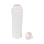 Recycled stainless steel thermal bottle, sweat-proof finish, 740ml white colour