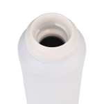 Recycled stainless steel thermal bottle, sweat-proof finish, 740ml white colour
