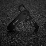 Stainless steel 420 folding multi-tool, 11 functions, GearX black colour