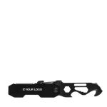 Stainless steel 420 folding multi-tool, 11 functions, GearX black colour