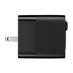 Eco GaN fast charger, retractable cable 80cm, 65W black colour