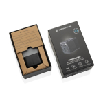 Eco GaN fast charger, retractable cable 80cm, 65W black colour