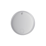 Eco locator keyring, with alarm, Apple and Android compatible white colour