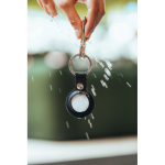 Eco locator keyring, with alarm, Apple and Android compatible white colour