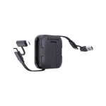 Mobile stand, retractable cable 100cm, fast charging, 100W black colour