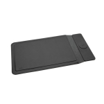 Eco laptop sleeve, magnetic closure, 15.6”, Swiss Peak black colour