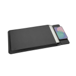 Eco laptop sleeve, magnetic closure, 15.6”, Swiss Peak black colour