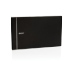 Eco laptop sleeve, magnetic closure, 15.6”, Swiss Peak black colour