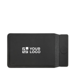 Eco laptop sleeve, magnetic closure, 15.6”, Swiss Peak black colour