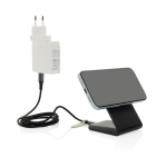 Eco magnetic wireless charger, non-slip base, 15W black colour
