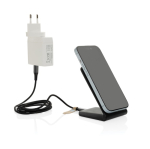 Eco magnetic wireless charger, non-slip base, 15W black colour