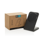 Eco magnetic wireless charger, non-slip base, 15W black colour