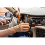 Magnetic car mount for mobile, wireless charging, 15W black colour