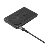 Eco 5-in-1 power bank, charging cables, stand, 5,000 mAh black colour view 14