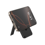 Eco 5-in-1 power bank, charging cables, stand, 5,000 mAh black colour