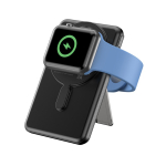 Eco 5-in-1 power bank, charging cables, stand, 5,000 mAh black colour ninth view