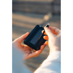 Eco 5-in-1 power bank, charging cables, stand, 5,000 mAh black colour ambient view 4