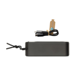 Recycled aluminium BT 5.3 speaker, powerful bass, 10W, Swiss Peak grey colour