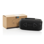 Recycled plastic BT 5.3 speaker, IPX4 resistance, 16W black colour
