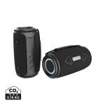 Recycled plastic BT 5.3 speaker, IPX4 resistance, 16W black colour