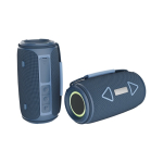 Recycled plastic BT 5.3 speaker, IPX4 resistance, 16W blue colour