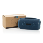Recycled plastic BT 5.3 speaker, IPX4 resistance, 16W blue colour