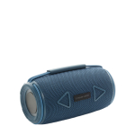 Recycled plastic BT 5.3 speaker, IPX4 resistance, 16W blue colour