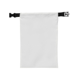 Recycled rPET foldable lunch box, adjustable size, easy to clean, 4L white colour