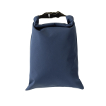 Recycled rPET foldable lunch box, adjustable size, easy to clean, 4L navy-blue colour