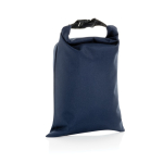 Recycled rPET foldable lunch box, adjustable size, easy to clean, 4L navy-blue colour