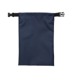 Recycled rPET foldable lunch box, adjustable size, easy to clean, 4L navy-blue colour