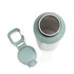 Recycled stainless steel sports bottle, lockable leak-proof lid, 600ml green colour