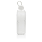 Recycled rPET bottle, grip, wavy design, handle, 750ml white colour
