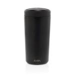 Eco thermal takeaway mug, click lid, 400ml, Avira Alix black colour
