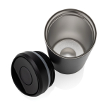 Eco thermal takeaway mug, click lid, 400ml, Avira Alix black colour