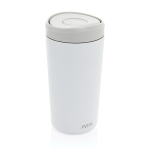 Eco thermal takeaway mug, click lid, 400ml, Avira Alix white colour