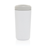 Eco thermal takeaway mug, click lid, 400ml, Avira Alix white colour