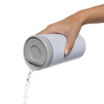 Eco thermal takeaway mug, click lid, 400ml, Avira Alix white colour