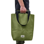 Waterproof cooler bag, divided compartment, Black+Blum, 16L forest green colour